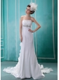 Fashionable Beaded Decorate 2013 Wedding Dress With Ruch In Wedding Party