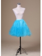 Aqua Blue Mini-length Custom Made Petticoat