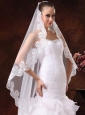 Lace Appliques Tulle Graceful Wedding Veils