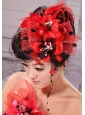 High Quality Little Hat Feather Tulle and Beading