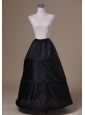 Modest Organza Black Floor-length Wedding Petticoat