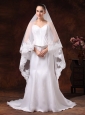 Tulle Lace Applique Edge Graceful Wedding Veils