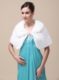 Top Selling High Quality Instock Special Occasion Wedding / Bridal  Shawl  With Fold-over Collar