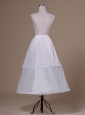 White Ankle-length Taffeta Petticoat