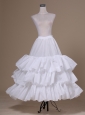 White Tulle Ball Gown Floor-length Petticoat