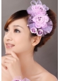 Formal Taffeta and Tulle Hand Made Flowers Women’ s Fascinators For Party