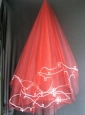 Red Tulle Wedding Veils