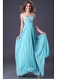Light Blue / Watermelon Red Chiffon Prom / Homecoming Dress On Sale for 2013 Party