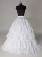Hot Selling Taffeta Five Layers Floor-length Wedding Petticoat