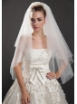 Graceful Two-tier Beautiful Organza For Bridal Veils