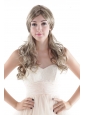 Long High Quality Synthetic Flaxen Wavy Hair Wig