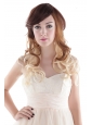 Long Mixed Color Synthetic Natural Look Curly Hair Wig