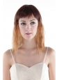 Mixed Color Medium High Quality Synthetic Hair Wig
