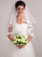 Pure Green/ White Round Shape Wedding Bouquet For Bride
