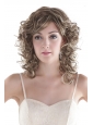 Sexy Mixed Color Medium  Synthetic Curly Hair Wig