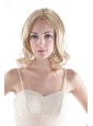 Short High Quality Synthetic Blonde Curly Hair Wig