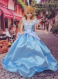 Cute Baby Blue Beading Made To Fit The Quinceanera Doll