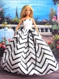 New Beautiful Handmade Party Clothes Fashion Dress For Quinceanera Doll