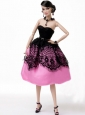 New Beautiful Rose Pink Handmade Party Clothes Fashion Dress For Quinceanera Doll
