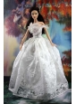 Lace White Off The Shoulder To Wedding Dress For Quinceanera Doll