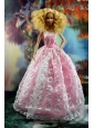 New Embroidery And A-line For Quinceanera Doll Dress