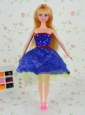 The Most Amazing Royal Blue Dress With Tulle Made To Fit The Quinceanera Doll