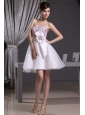 Beaded Decorate Bust and Sash For 2013 Prom Dress Organza