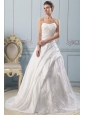 2013 Spaghetti Straps A-line Wedding Gowns Lace With Ruched Bodice