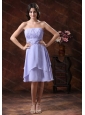 Discount Lilac Ruch Strapless Dama Dresses for Quinceanera