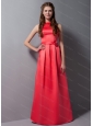 High Neck Red 2013 Dama Dress On Sale