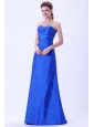 Royal Blue Long  Sweetheart 2013 Dama Dresses