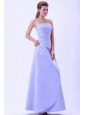 Spaghetti Straps Lilac A-line Satin 2013 Dama Dresses