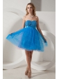 Beading Sweetheart Mini-length Taffeta and Tulle for sale Dama Dress
