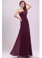 Simple Empire Ruching Purple Long Prom Dress One Shoulder,Silhouette: Empire
Neckline: One Shoulder
Waist: Natural
Hemline/Train: Floor-length
Sleeve Length: Sleeveless
Embellishment: Ruching
Back Detail: Zipper Up 
Fully Lined: Yes
Built-In Bra: Yes
Fabric: Chiffon
Shown Color: Purple(Color & Style representation may vary by monitor.)
Occasion: Prom, Formal Evening, Graduation, Homecoming
Season: Spring, Summer, Fall 