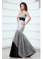2014 Sexy Mermaid Sweetheart Sequins Floor-length Grey Prom Dress