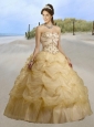 2015 Modern Sweetheart Beading and Ruffles Dresses for Quinceanera