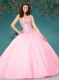 2015 The Super Hot Bbay Pink Quinceanera Dress with Beading