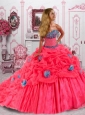 Elegant Ball Gown Sweetheart Quinceanera Dress with Beading and Pick-ups