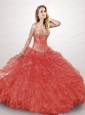 2015 The Super Hot Multi-color Quinceanera Dress with Beading and Ruffles