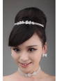 Alloy With Rhinestone Bowknot Jewelry Set Including Necklace Crown And Earrings