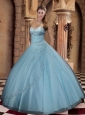 Cheap Ball Gown Sweetheart Floor-length Quinceanera Gown