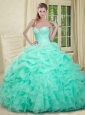 Remarkable Sweetheart Yellow Quinceanera Dress with Beading and Ruffles