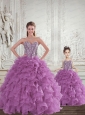 Most Popular Beading and Ruffles   Princesita Dress in Light Purple