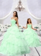 Exclusive Beading and Ruching Princesita Dress in Apple Green for 2015