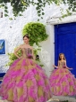 2015 Discount Multi-color Princesita Dress with Beading and Ruffles
