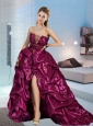 The Most Popular Fuchsia Prom Dresses with Appliques and Pick-ups For 2015