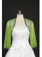 2014 Spring Green Beading Wraps with Long Sleeves