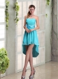 2015 Decent Sweetheart A Line Prom Dress with Ruching and Belt