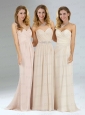 Empire Sweetheart Zipper Up Prom Dress in Champagne