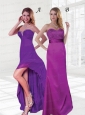 Sweetheart Asymmetrical  Column Elegent Prom Dresses For 2015